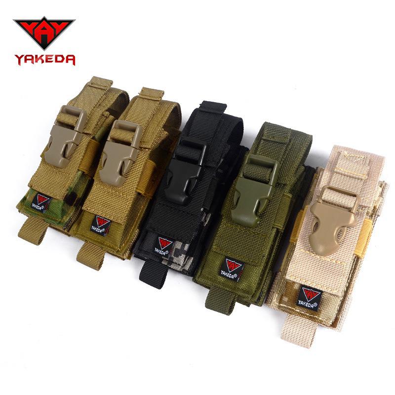 Outdoor Hunting Knife Set - YAKEDA Molle Pouch Knife Bag Set
