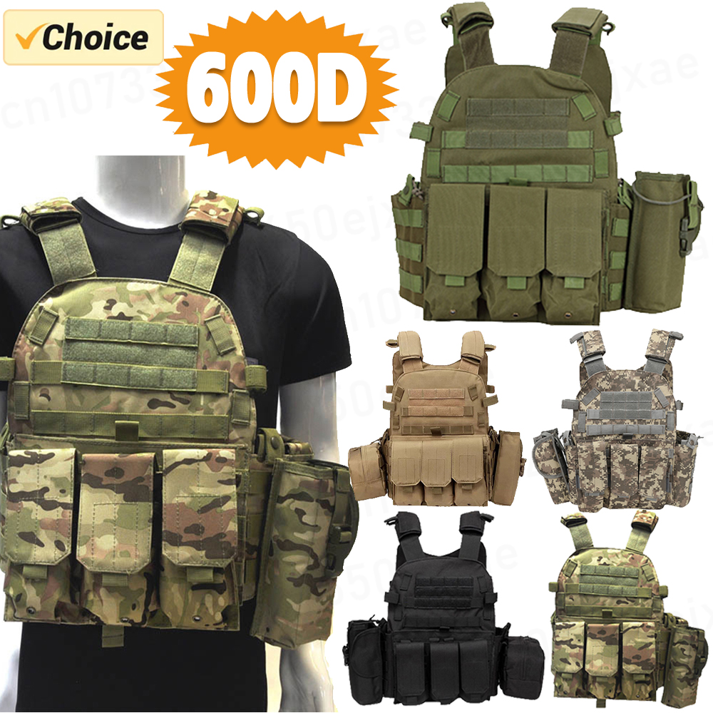 Outdoor Hunting Vest - 600D Nylon Tactical Vest MOLLE Military