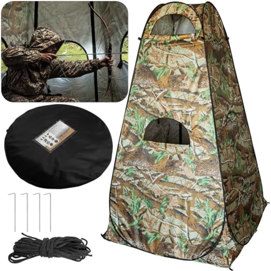 Outdoor Hunting Blinds - Hunting Blind - 75''x47''x47'' 1-Person Ground