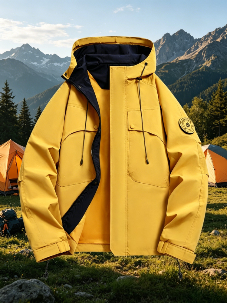 Hunting And Outdoor Shop - Spring Waterproof Hiking Jacket Male Hooded