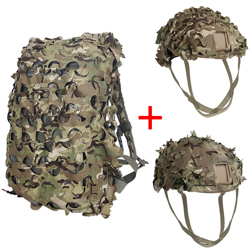 3D Camo Net Backpack Helmet Co - Outdoor Hunting Backpack 评论和价格