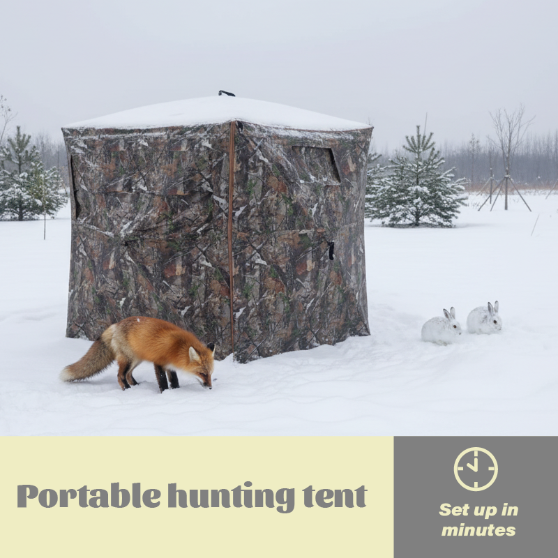 Camouflage Pop-Up Hunting Blin - Outdoor Hunting Blinds 评论和价格