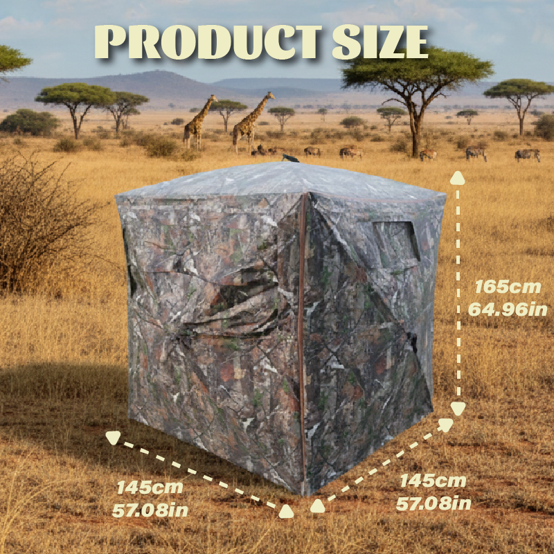 Camouflage Pop-Up Hunting Blin - Outdoor Hunting Blinds 评论和价格