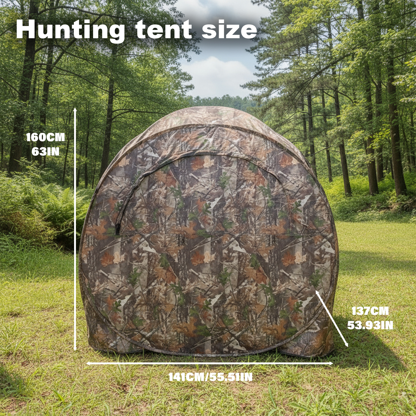 Camouflage Pop-Up Hunting Blin - Outdoor Hunting Blinds 评论和价格