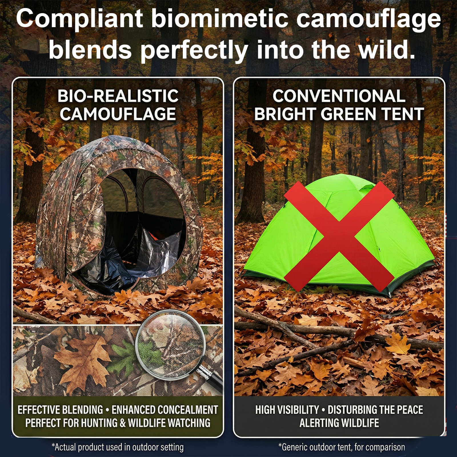 Camouflage Pop-Up Hunting Blin - Outdoor Hunting Blinds 评论和价格