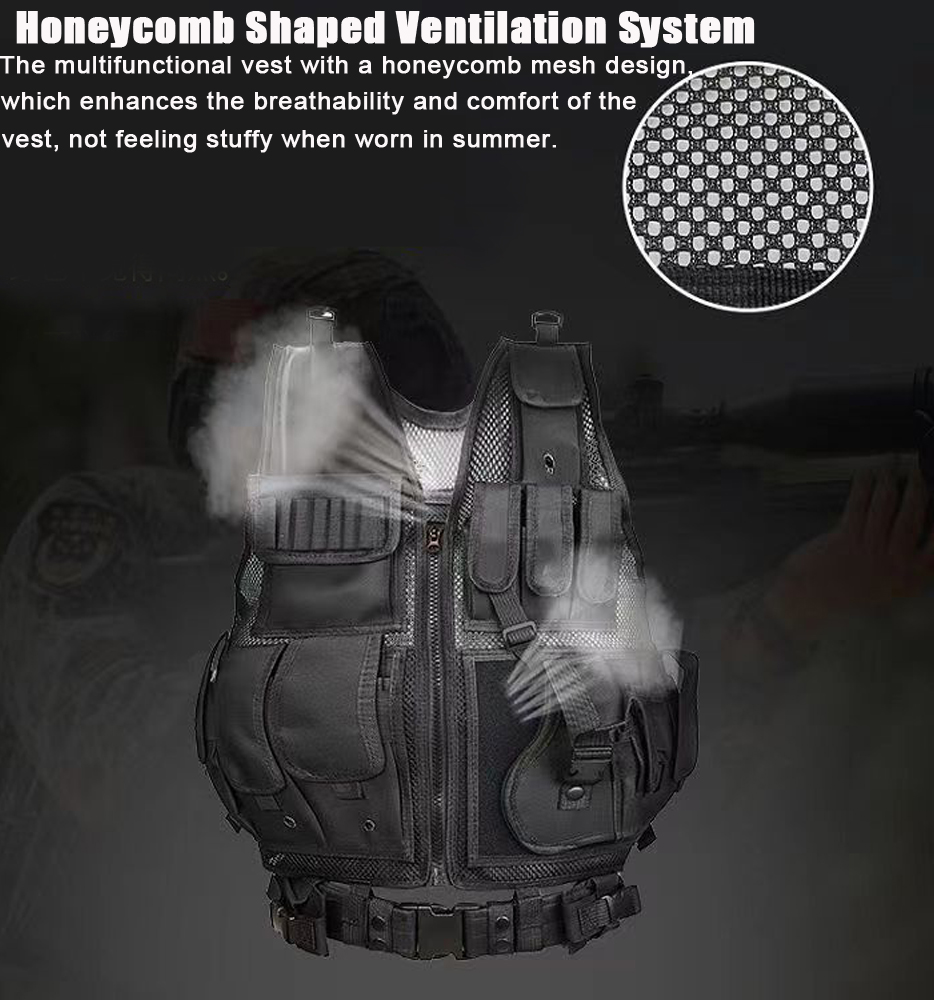 Adjustable Molle Tactical Vest - Outdoor Hunting Vest 评论和价格