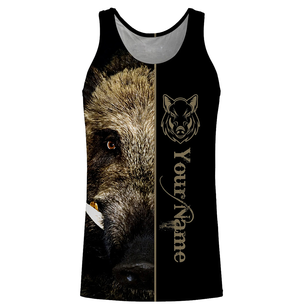 Custom Name Boar Hunter Tank T - Hunting Dog Outdoor 评论和价格