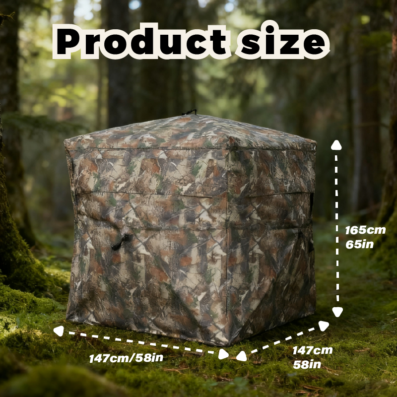 Camouflage Pop-Up Hunting Blin - Outdoor Hunting Blinds 评论和价格