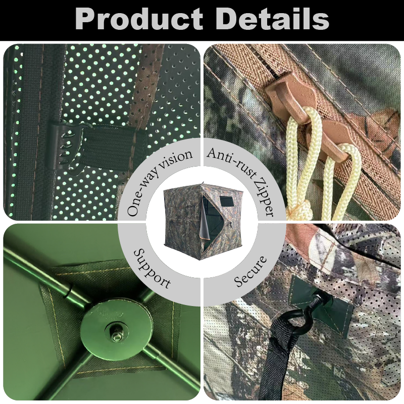 Camouflage Pop-Up Hunting Blin - Outdoor Hunting Blinds 评论和价格