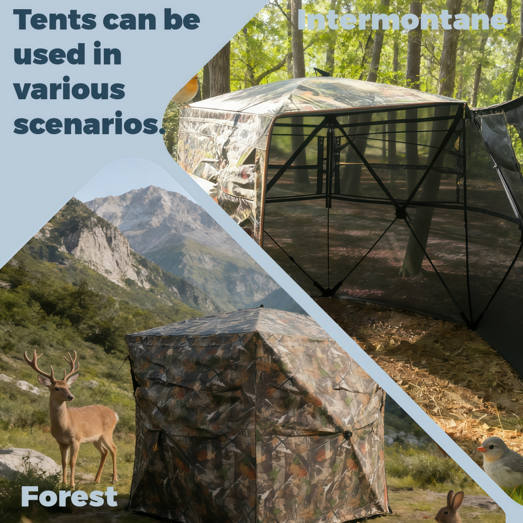 Camouflage Pop-Up Hunting Blin - Outdoor Hunting Blinds 评论和价格