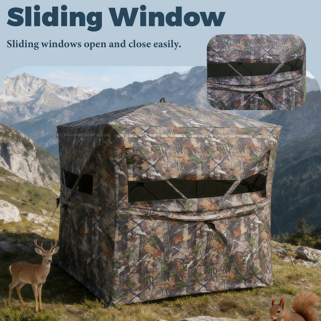 Camouflage Pop-Up Hunting Blin - Outdoor Hunting Blinds 评论和价格