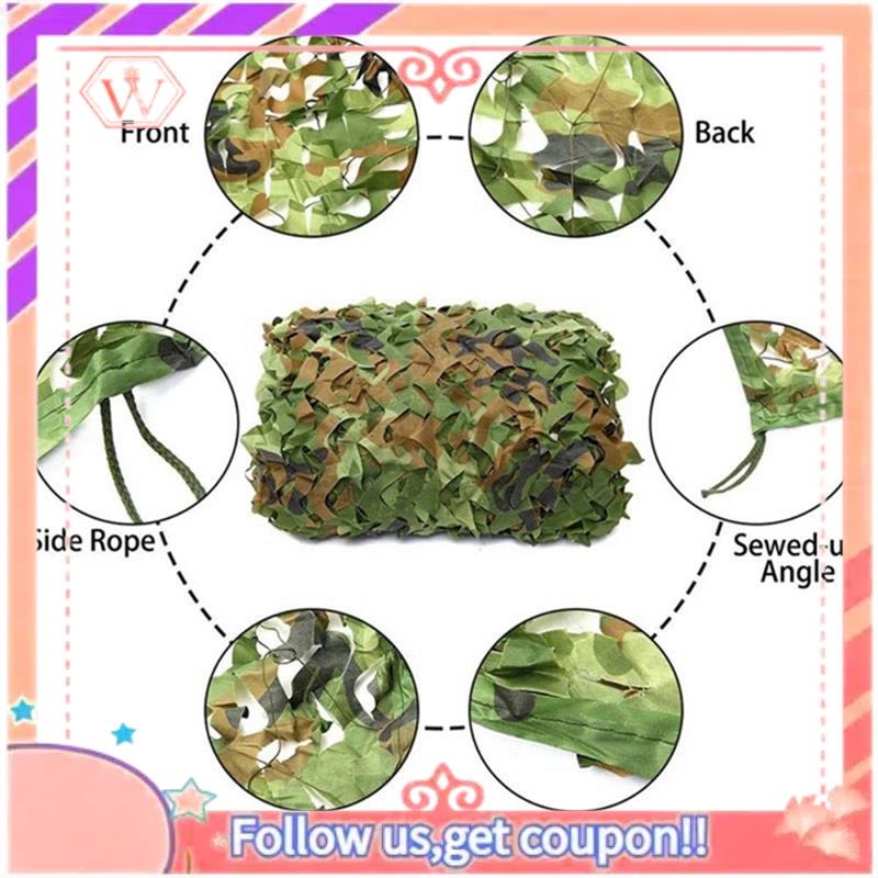 1 PCS Forest Camouflage Net Hu - Hunting And Camping In Forest 评论和价格