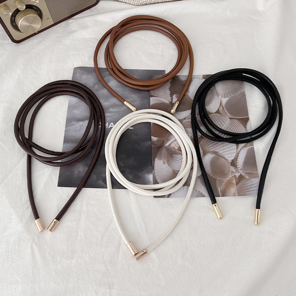 New Round Leather Thin Belt Wo - Bow Stringer Tool 评论和价格