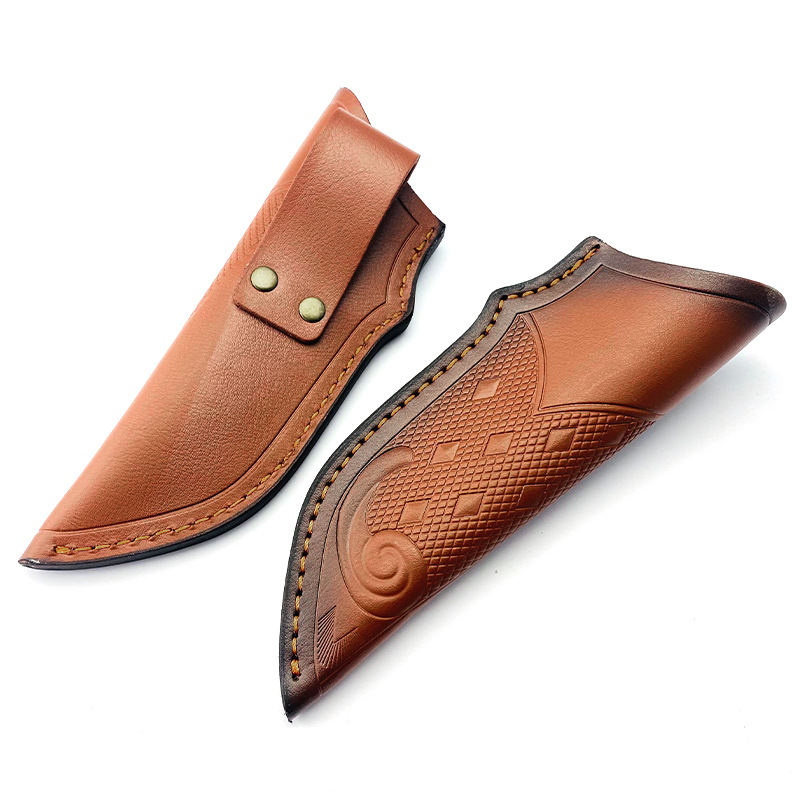 Cowhide Knife Sheath Outdoor S - Outdoor Hunting Knife Set 评论和价格