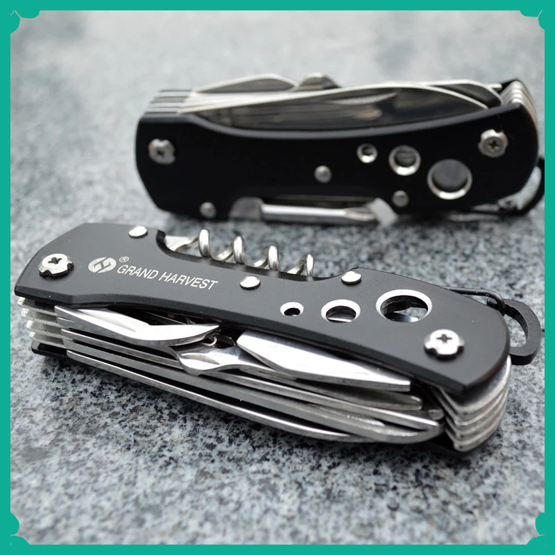11 in 1 Swiss Multitool Knife  - Outdoor Hunting Knife Set 评论和价格