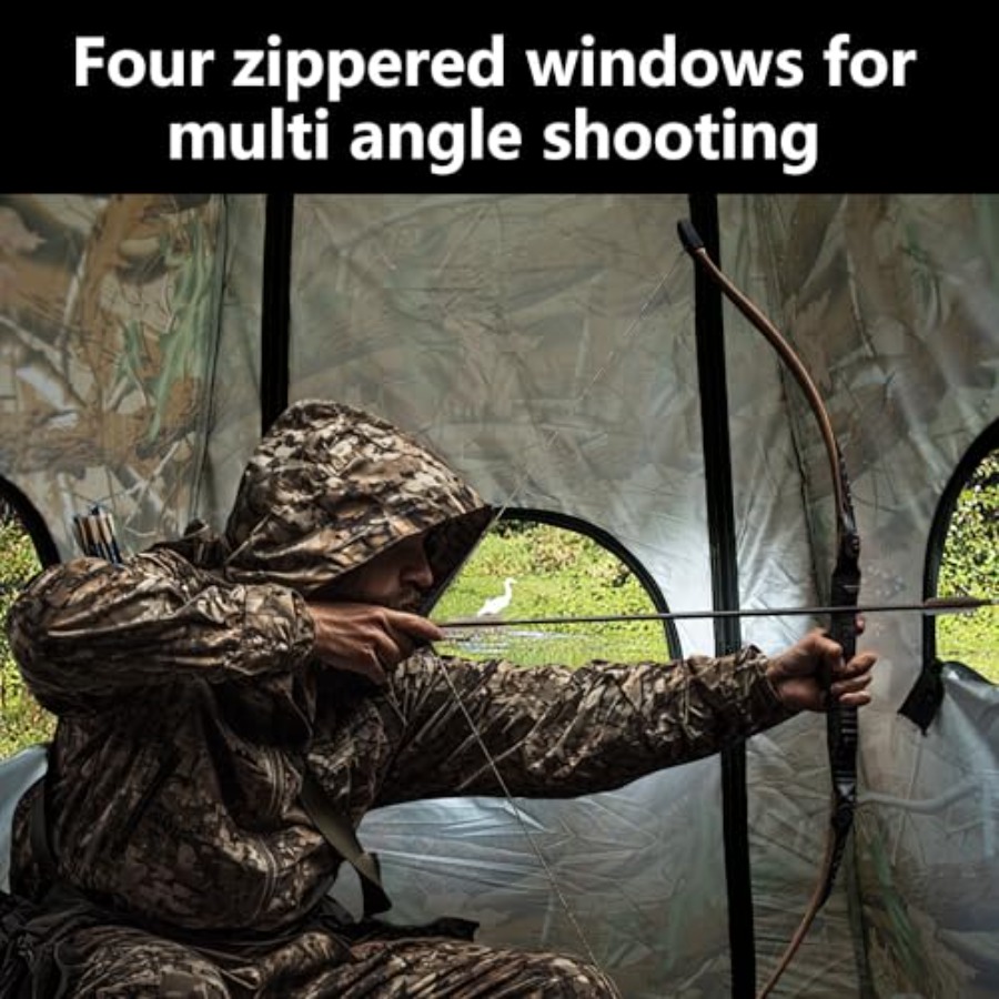 Hunting Blind - 75''x47''x47'' - Outdoor Hunting Blinds 评论和价格