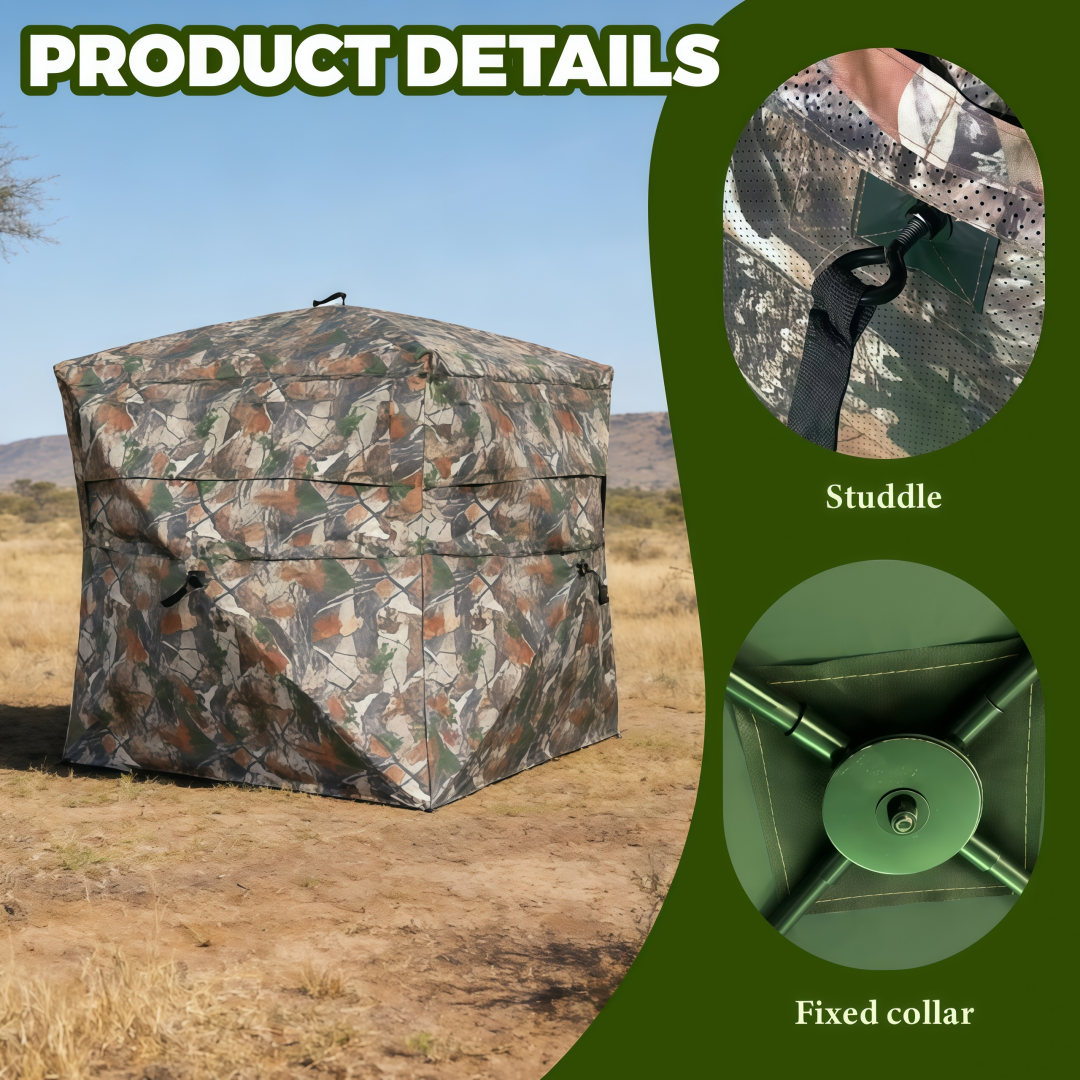Camouflage Pop-Up Hunting Blin - Outdoor Hunting Blinds 评论和价格