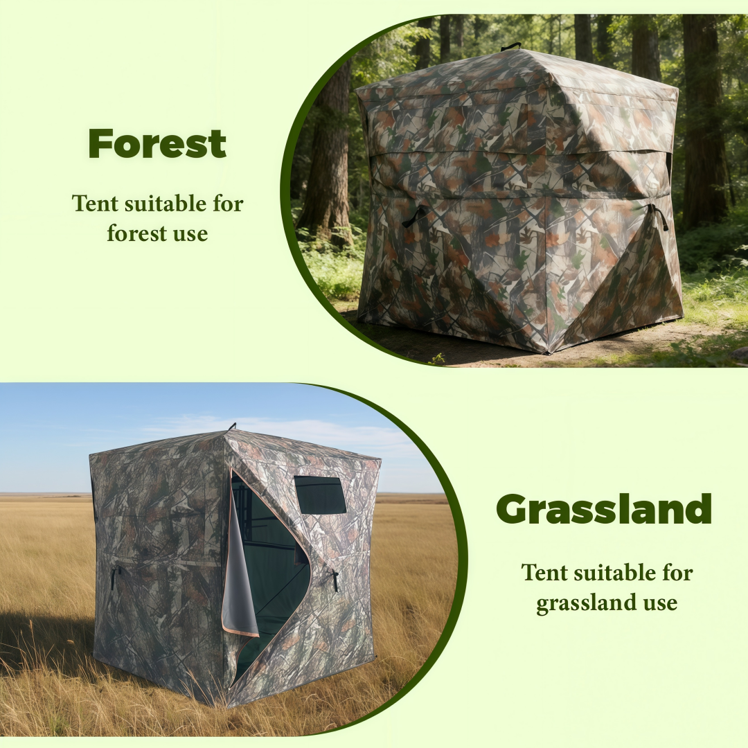 Camouflage Pop-Up Hunting Blin - Outdoor Hunting Blinds 评论和价格