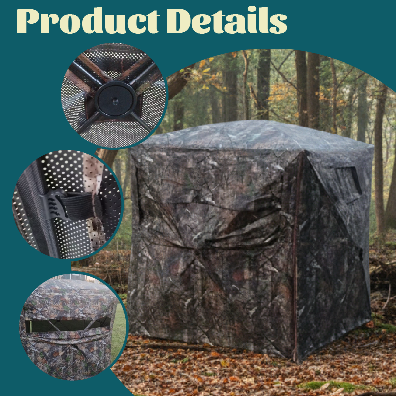 Camouflage Pop-Up Hunting Blin - Outdoor Hunting Blinds 评论和价格