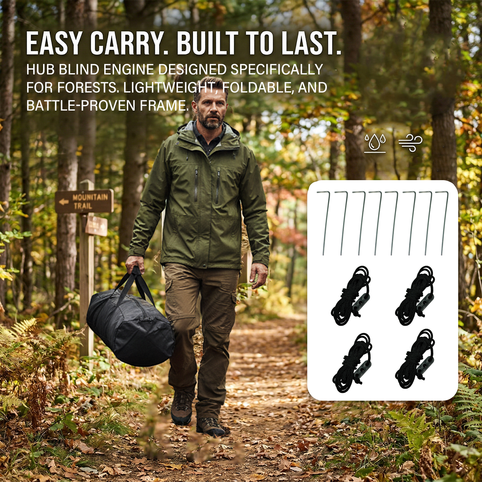 Camouflage Pop-Up Hunting Blin - Outdoor Hunting Blinds 评论和价格