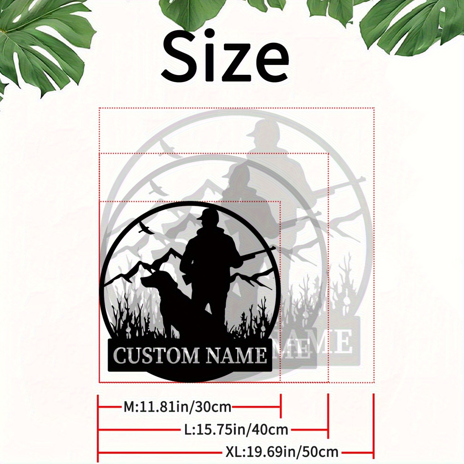 Custom Metal Wall Art with Hun - Hunting Dog Outdoor 评论和价格