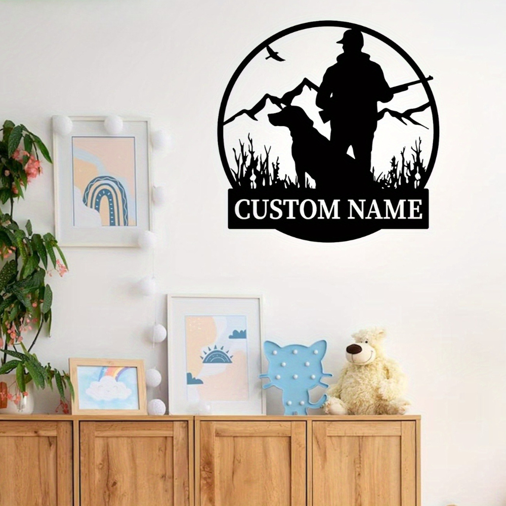 Custom Metal Wall Art with Hun - Hunting Dog Outdoor 评论和价格