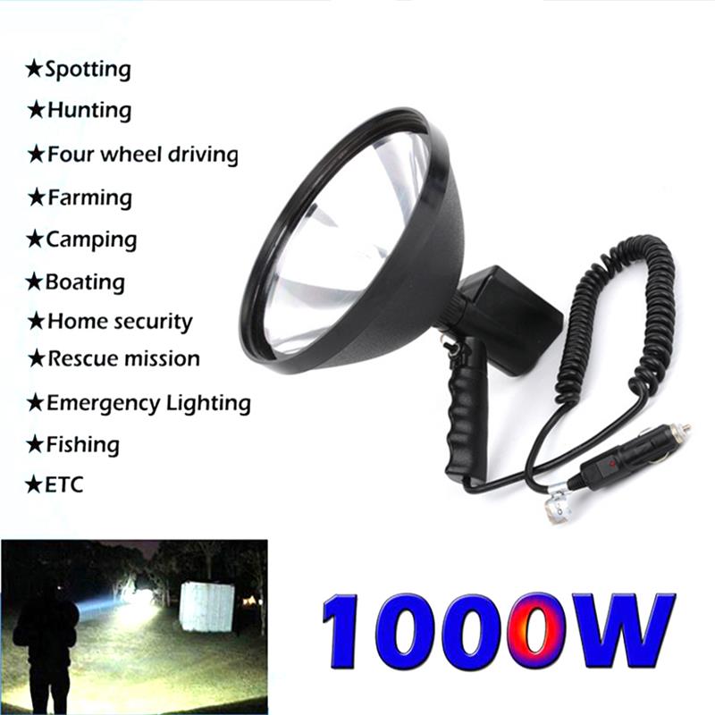 9 inch 1000W 12V  HID Handheld - Outdoor Hunting Pictures 评论和价格