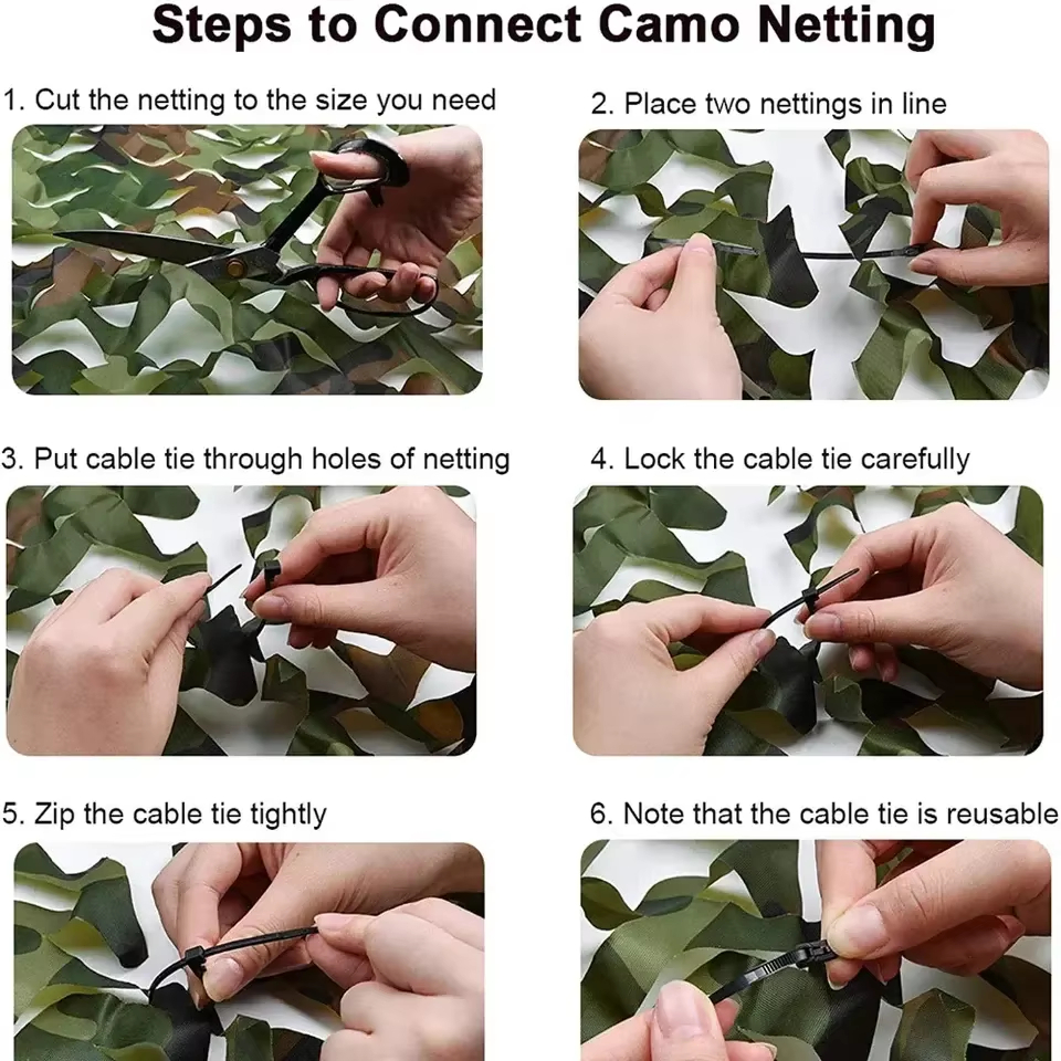 Woodland Camouflage Net Sunsha - Hunting And Camping In Forest 评论和价格