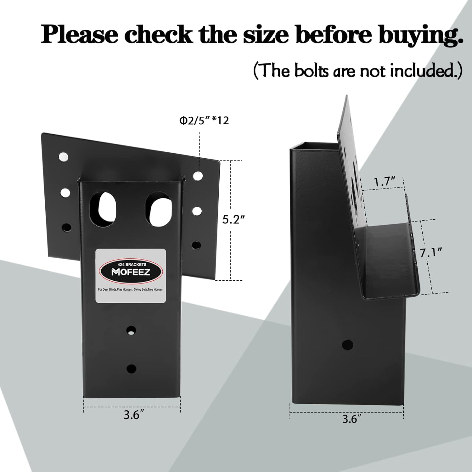 4x4 Compound Angle Brackets fo - Outdoor Hunting Blinds 评论和价格