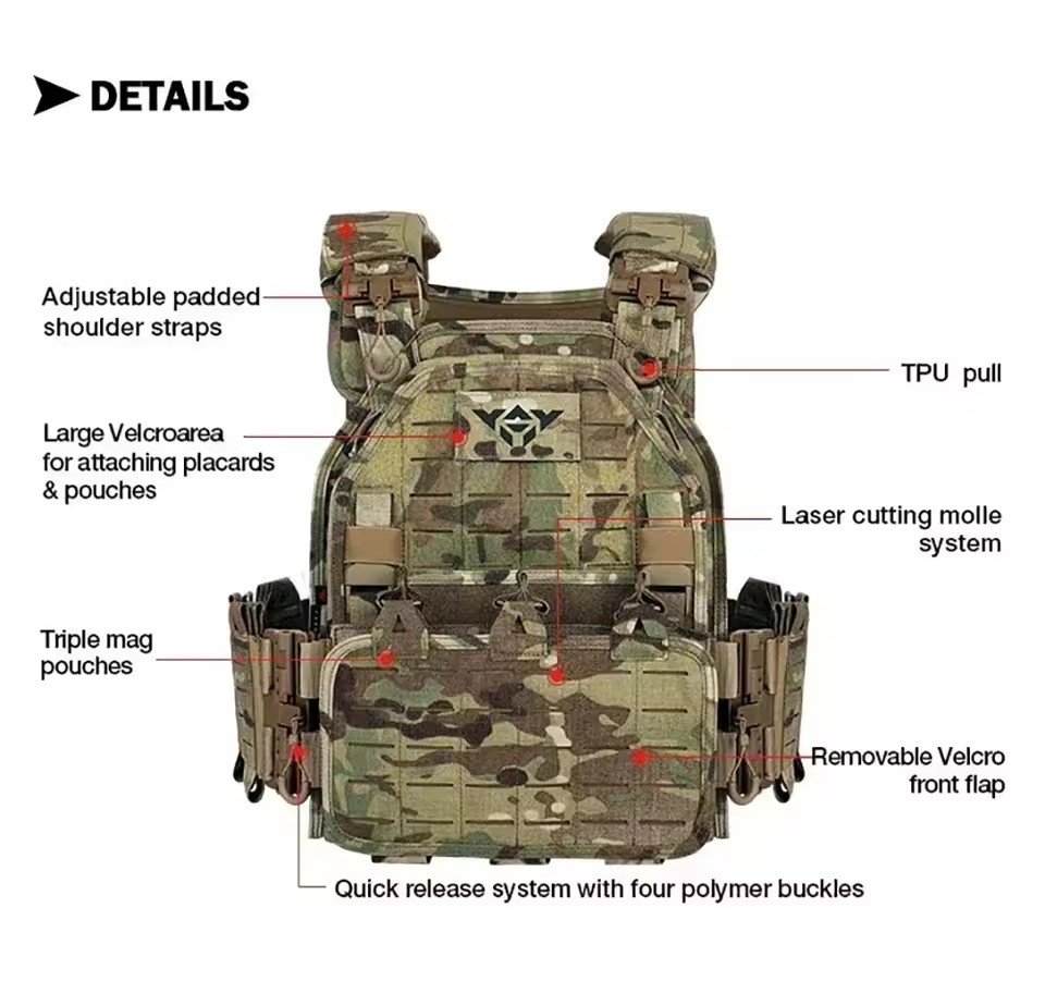 YAKEDA 6094 Tactical Gear Vest - Outdoor Hunting Vest 评论和价格