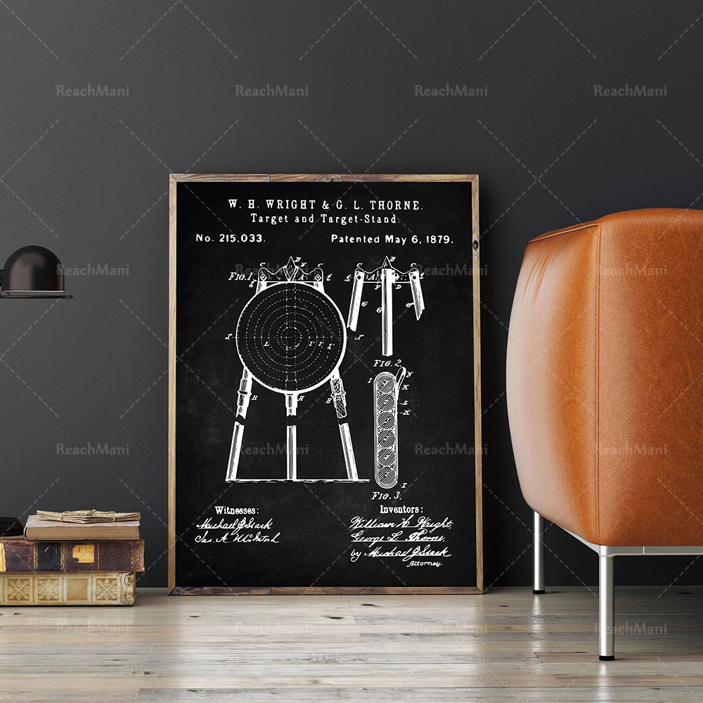 Archery Patent Set Of 3, Bow P - Outdoor Hunting Paintings 评论和价格